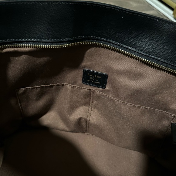 Ralph Lauren black leather bag - Picture 9 of 11